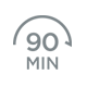 90 min. timer auto switch-off