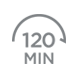 120 min. timer auto switch-off